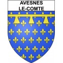 Avesnes-le-Comte 62 ville Stickers blason autocollant adhésif