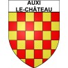 Auxi-le-Château 62 ville Stickers blason autocollant adhésif