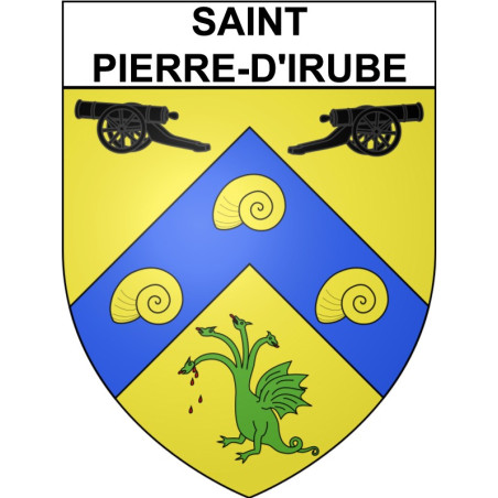 Saint-Pierre-d'Irube 64 ville Stickers blason autocollant adhésif