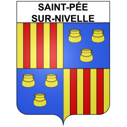 Saint-Pée-sur-Nivelle Sticker wappen, gelsenkirchen, augsburg, klebender aufkleber