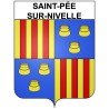 Pegatinas escudo de armas de Saint-Pée-sur-Nivelle adhesivo de la etiqueta engomada