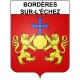 Adesivi stemma Bordères-sur-l'échez adesivo