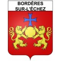 Stickers coat of arms Bordères-sur-l'échez adhesive sticker