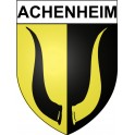 Achenheim 67 ville Stickers blason autocollant adhésif