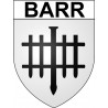 Pegatinas escudo de armas Barr Strasbourg adhesivo de la etiqueta engomada