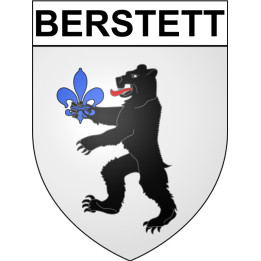 Berstett 67 ville Stickers blason autocollant adhésif