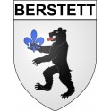 Berstett Sticker wappen, gelsenkirchen, augsburg, klebender aufkleber
