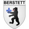 Berstett Sticker wappen, gelsenkirchen, augsburg, klebender aufkleber