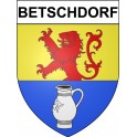 Stickers coat of arms Betschdorf adhesive sticker