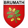 Stickers coat of arms Brumath adhesive sticker