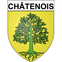 Châtenois Sticker wappen, gelsenkirchen, augsburg, klebender aufkleber