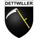 Dettwiller 67 ville Stickers blason autocollant adhésif