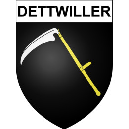 Dettwiller Sticker wappen, gelsenkirchen, augsburg, klebender aufkleber