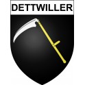 Dettwiller Sticker wappen, gelsenkirchen, augsburg, klebender aufkleber