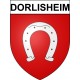 Dorlisheim 67 ville Stickers blason autocollant adhésif