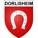 Pegatinas escudo de armas de Dorlisheim adhesivo de la etiqueta engomada