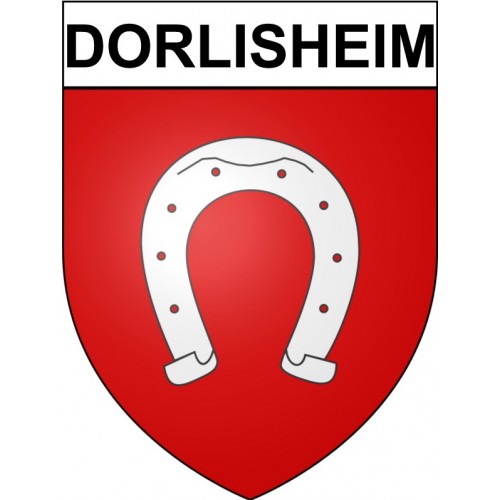 Dorlisheim 67 ville Stickers blason autocollant adhésif