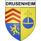 Drusenheim 67 ville Stickers blason autocollant adhésif