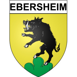 Ebersheim 67 ville Stickers blason autocollant adhésif