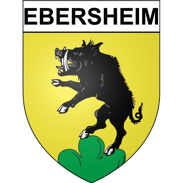 Ebersheim Sticker wappen, gelsenkirchen, augsburg, klebender aufkleber