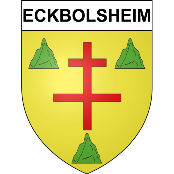 Eckbolsheim 67 ville Stickers blason autocollant adhésif