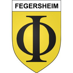 Adesivi stemma Fegersheim adesivo