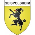 Pegatinas escudo de armas de Geispolsheim adhesivo de la etiqueta engomada