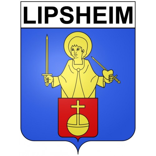 Stickers coat of arms Lipsheim adhesive sticker