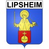 Lipsheim Sticker wappen, gelsenkirchen, augsburg, klebender aufkleber