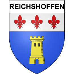 Stickers coat of arms Reichshoffen adhesive sticker