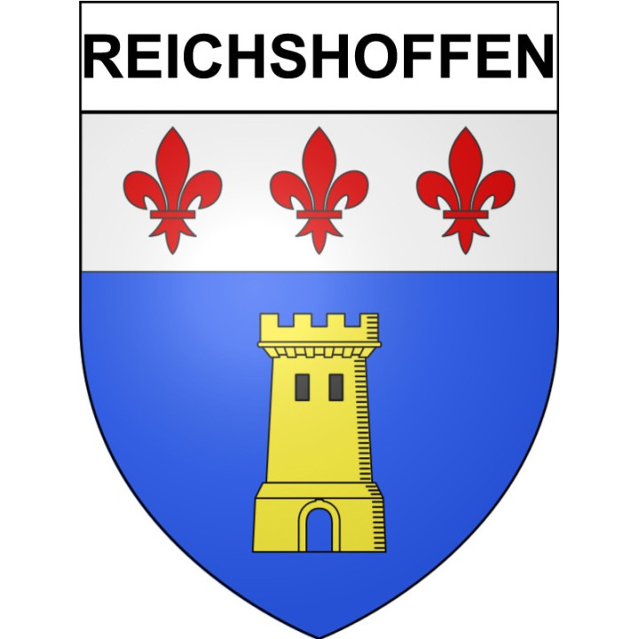Reichshoffen 67 ville Stickers blason autocollant adhésif