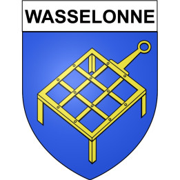 Wasselonne Sticker wappen, gelsenkirchen, augsburg, klebender aufkleber