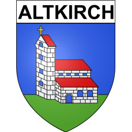 Altkirch Sticker wappen, gelsenkirchen, augsburg, klebender aufkleber