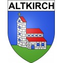 Altkirch 68 ville Stickers blason autocollant adhésif