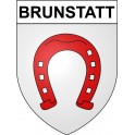 Brunstatt 68 ville Stickers blason autocollant adhésif