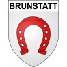 Stickers coat of arms Brunstatt adhesive sticker