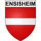 Pegatinas escudo de armas de Ensisheim adhesivo de la etiqueta engomada