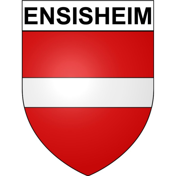 Ensisheim 68 ville Stickers blason autocollant adhésif