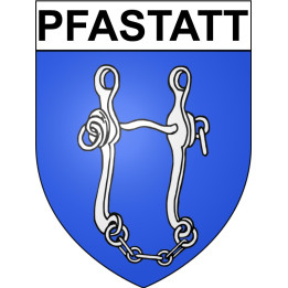 Pfastatt 68 ville Stickers blason autocollant adhésif