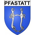 Pfastatt 68 ville Stickers blason autocollant adhésif