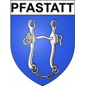Stickers coat of arms Pfastatt adhesive sticker