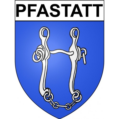 Stickers coat of arms Pfastatt adhesive sticker