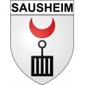 Pegatinas escudo de armas de Sausheim adhesivo de la etiqueta engomada