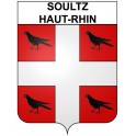 Soultz-Haut-Rhin 68 ville Stickers blason autocollant adhésif