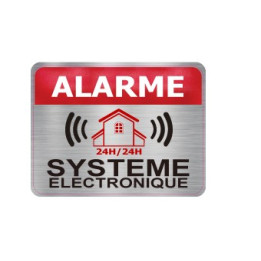 Aufkleber shop unter video-überwachung alarm 1