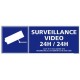 Sticker property under video surveillance logo9 alarm
