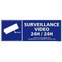 Autocollant propriété sous vidéo surveillance logo9 alarme