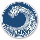 Tiki surf Board, totem pole hibiscus decal sticker adesivo 3