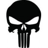 2x The Punisher Logo Skull autocollant sticker auto voiture -7x10cm