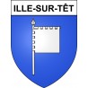 Ille-sur-Têt Sticker wappen, gelsenkirchen, augsburg, klebender aufkleber